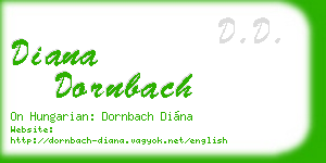 diana dornbach business card